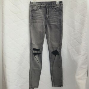 American Eagle Outfitters Women's Skinny Jeans in Gray